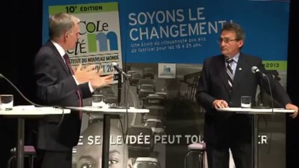 Débat des candidats à la mairie de Montréal