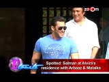 Salman Khan, Malaika Arora Khan & Arbaaz Khan spotted at Alvira’s residence celebrating Rakhi with his family