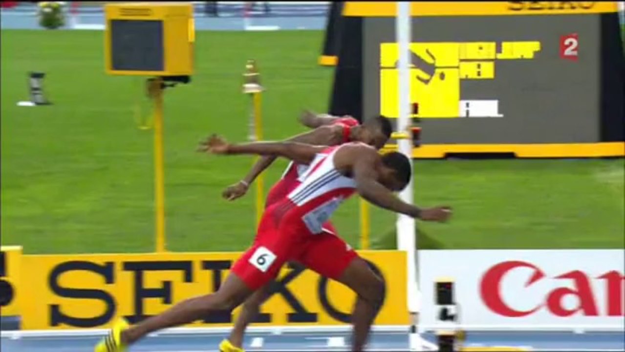 Finale 400m haies (H) - ChM 2013 athlétisme