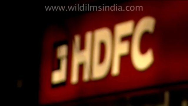 1629.Night shot of Banking & Insurance companies in Gurgaon