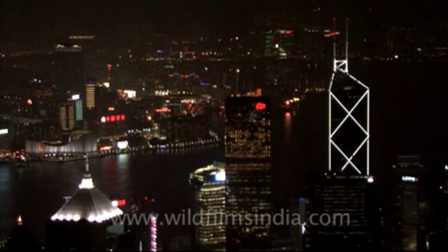 1688.Night View Hong Kong