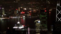 1689.Hong Kong night view from The Peak