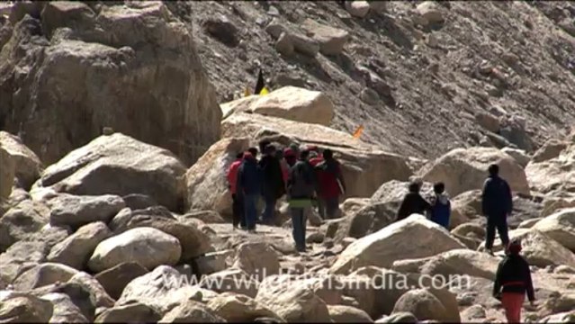 1740.Gangotri glacier at Gaumukh