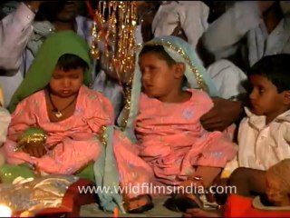 1855.Very small child forced to get married in Rajasthan.