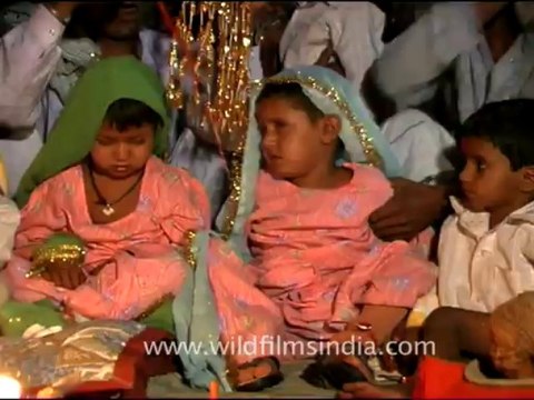 1855.Very small child forced to get married in Rajasthan.