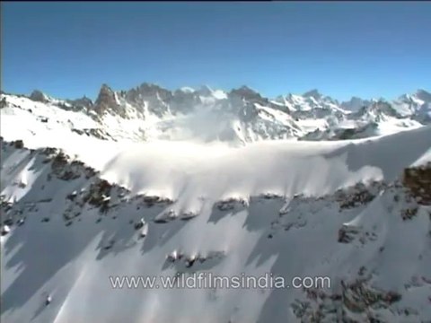 2004.Ice capped mountains near Malana Nala, Himachal Pradesh