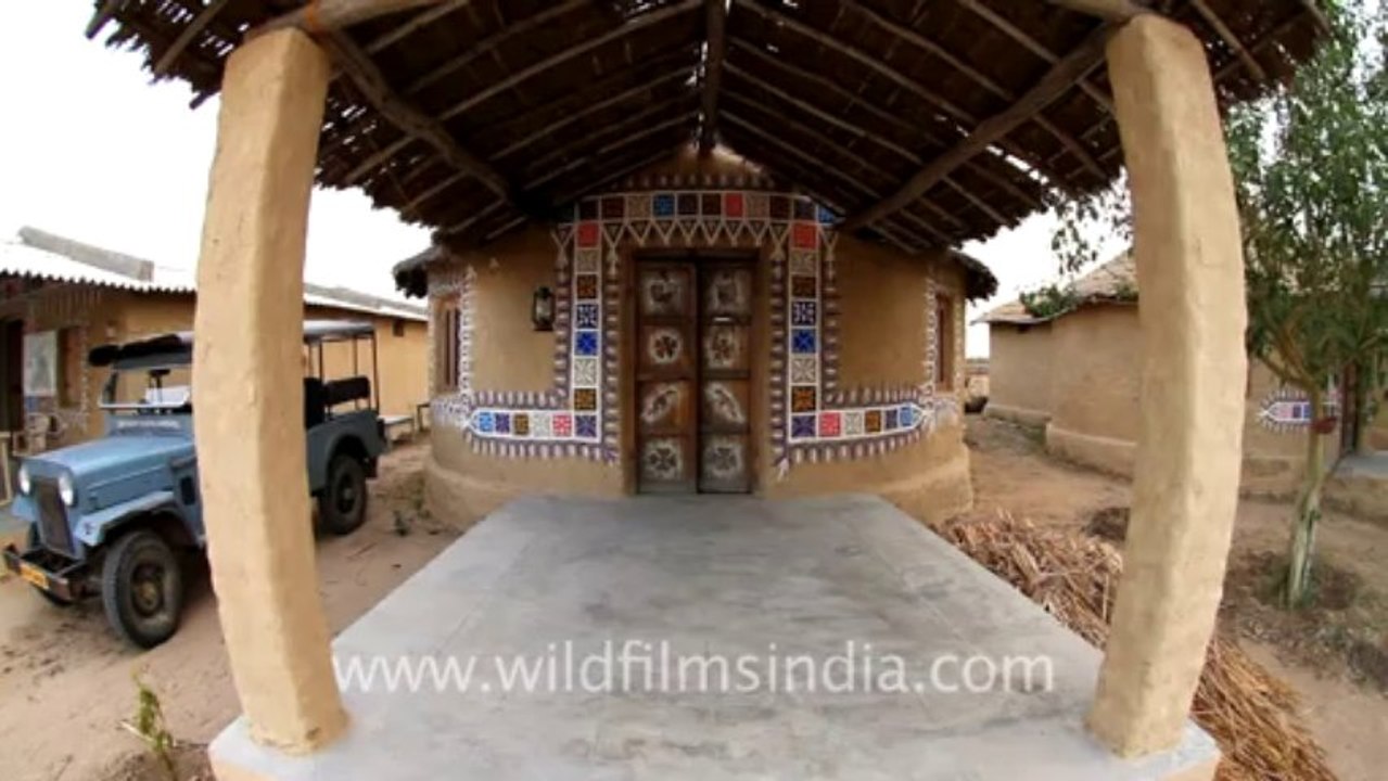 2021.Mud Hut in Gujarat
