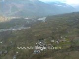 2059.Flying over Kullu and Manali region, from helicopter!