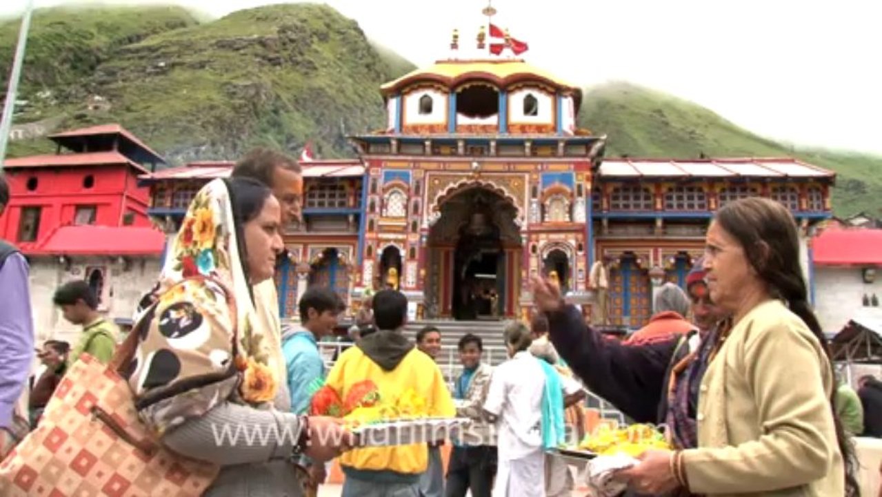 2142.Badrinath Temple in Uttrakhand