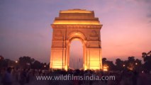 2305.India gate at dusk, New Delhi