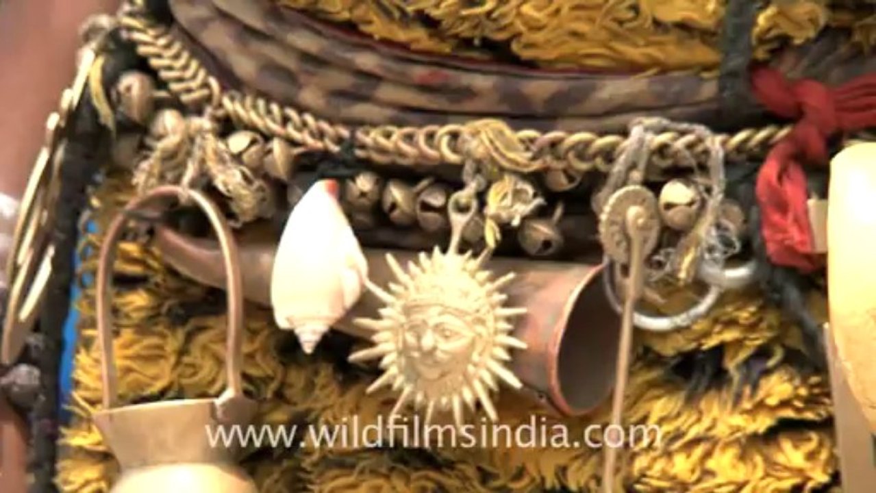 2348.Boy in lord Shiva's costume