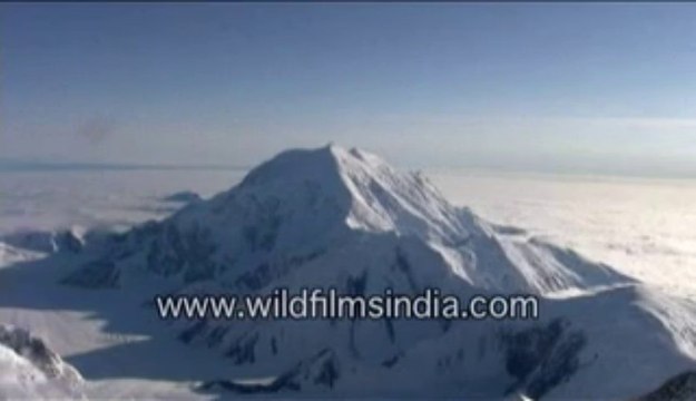 2398.Snow covered peaks in Alaska