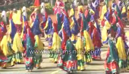 243. Tribal folk dance on Republic Day