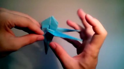 Como hacer una nave de star wars de origami sencilla (X-WING)