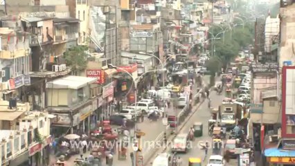 2534.Madness of chaotic traffic in Old Delhi