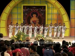 2559.Girls dance and sing, Arunachali-style!