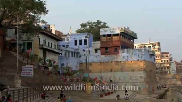 2567.Boat ride on the ghats of Varanasi