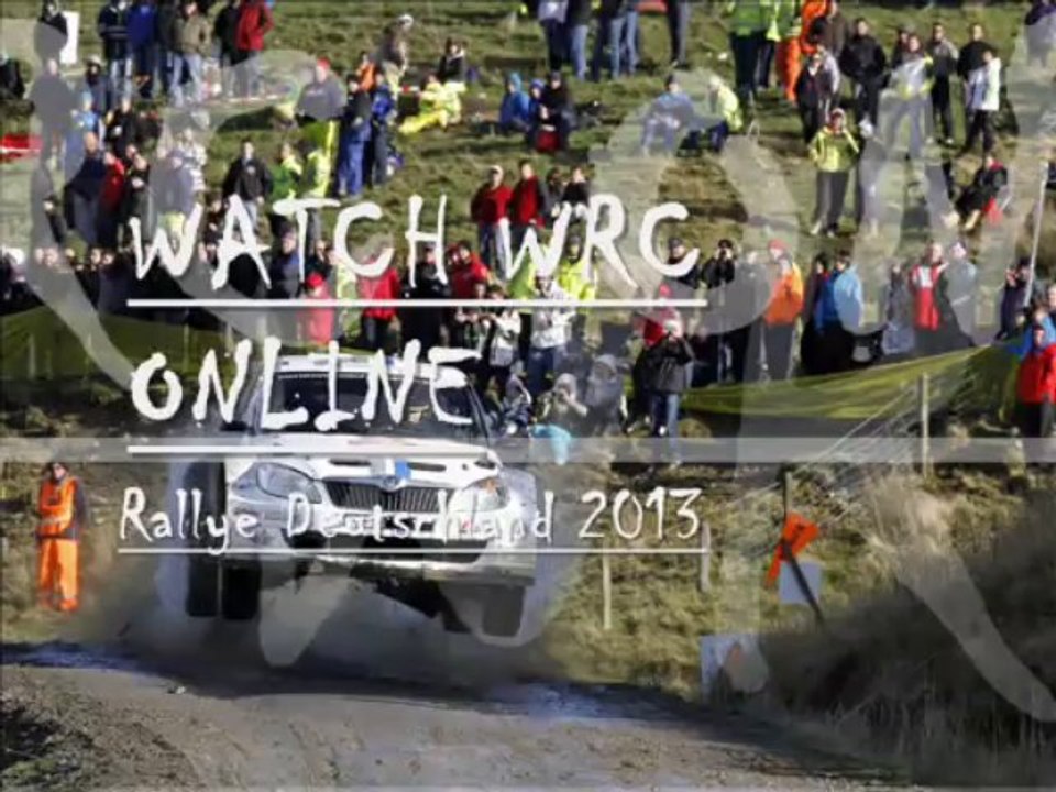WRC Race Rally Deutschland 1ST Day Aug 2013