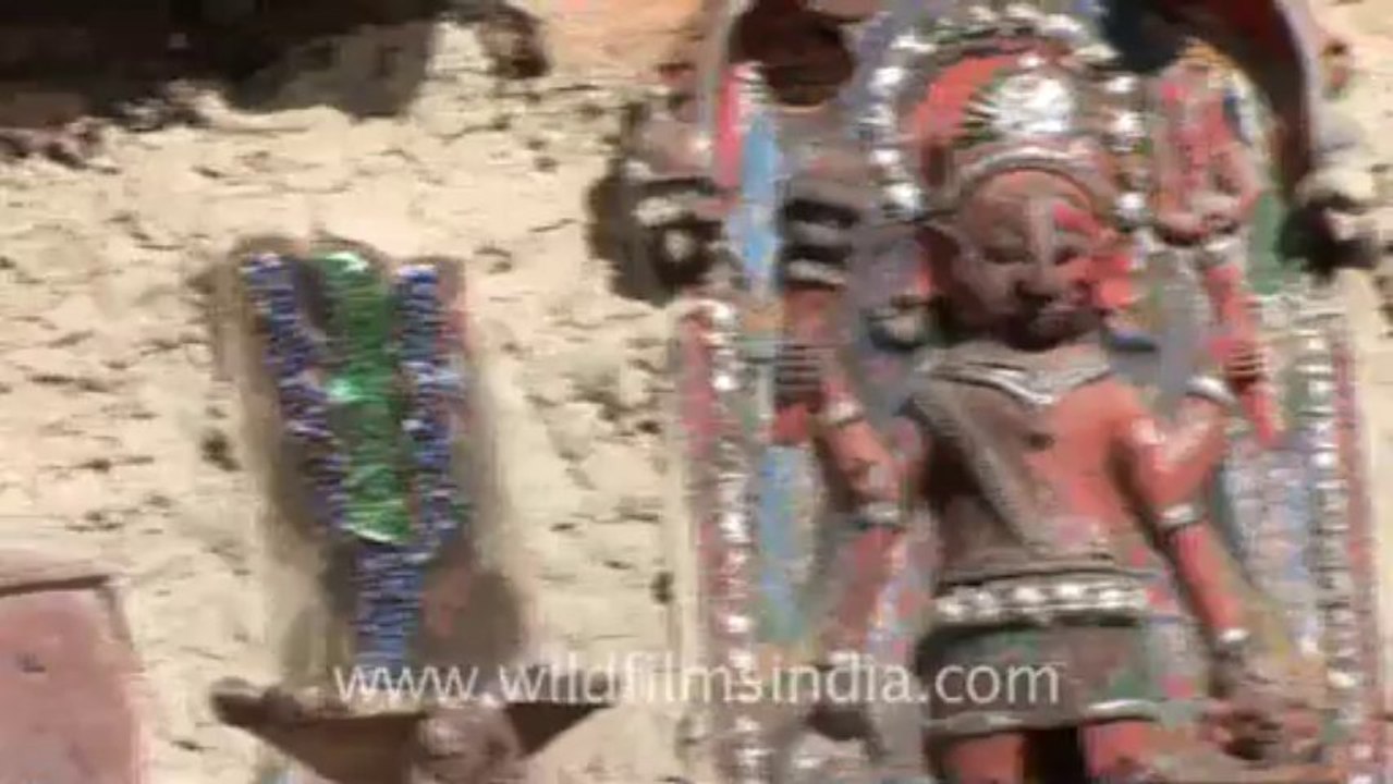 2651.Temple ruins in Nana Village, Rajasthan