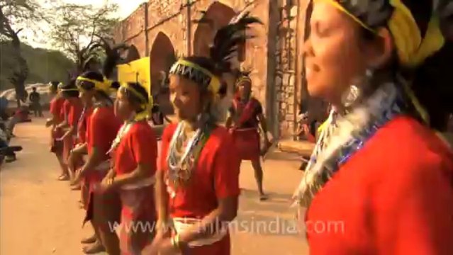 2818.Garo tribal dance!