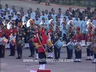 2820.Beating of the retreat ceremony, New Delhi, India