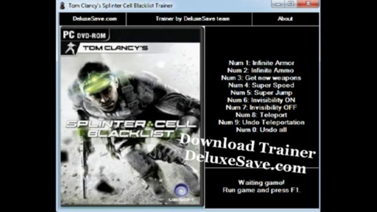 Tom Clancy's Splinter Cell Blacklist DW Cheat/Trainer for PC