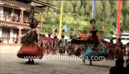 370.Black Hat Dance of Bhutan!