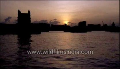 466.Sunset over Gateway of India, in Mumbai