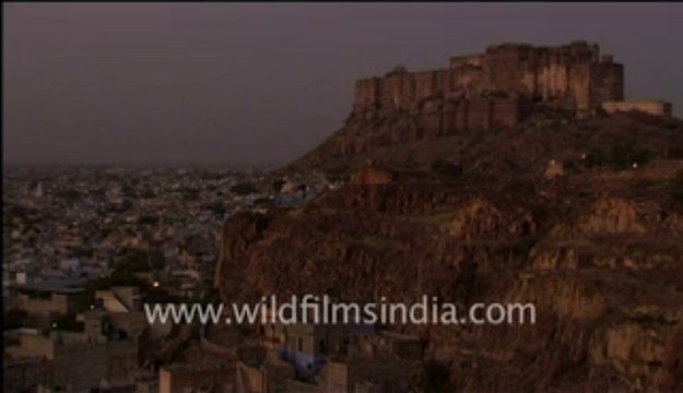 531.Aerial view of Jodhpur from Mehrangarh Fort!
