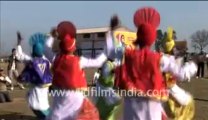 565.Cultural dance Bhangra in Rural Olympics