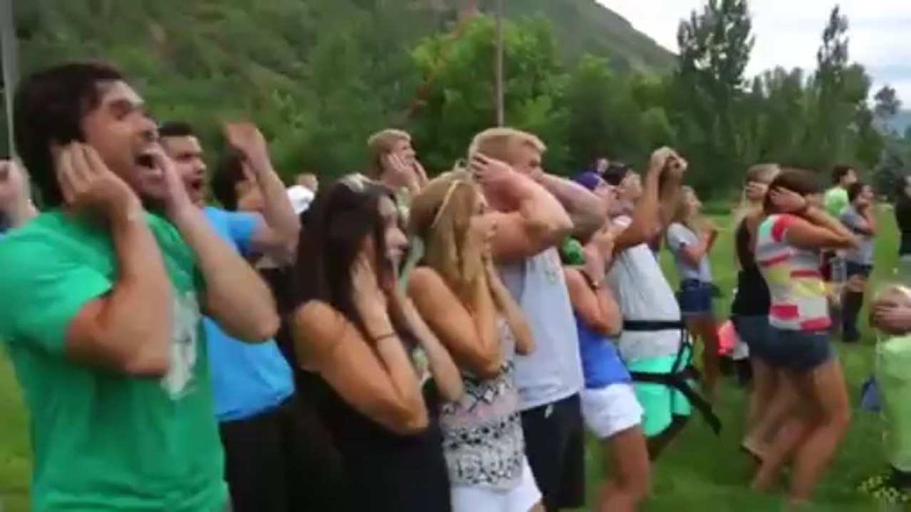 une catapulte humaine