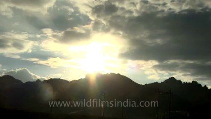 870.Time lapse of cloud in Ladakh