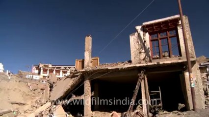 934.Post disaster Choglamsar, Ladakh