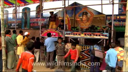 988.Local Dance show at  Sonepur Mela