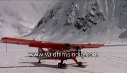 Planes landing on snow-MPEG-4 800Kbps