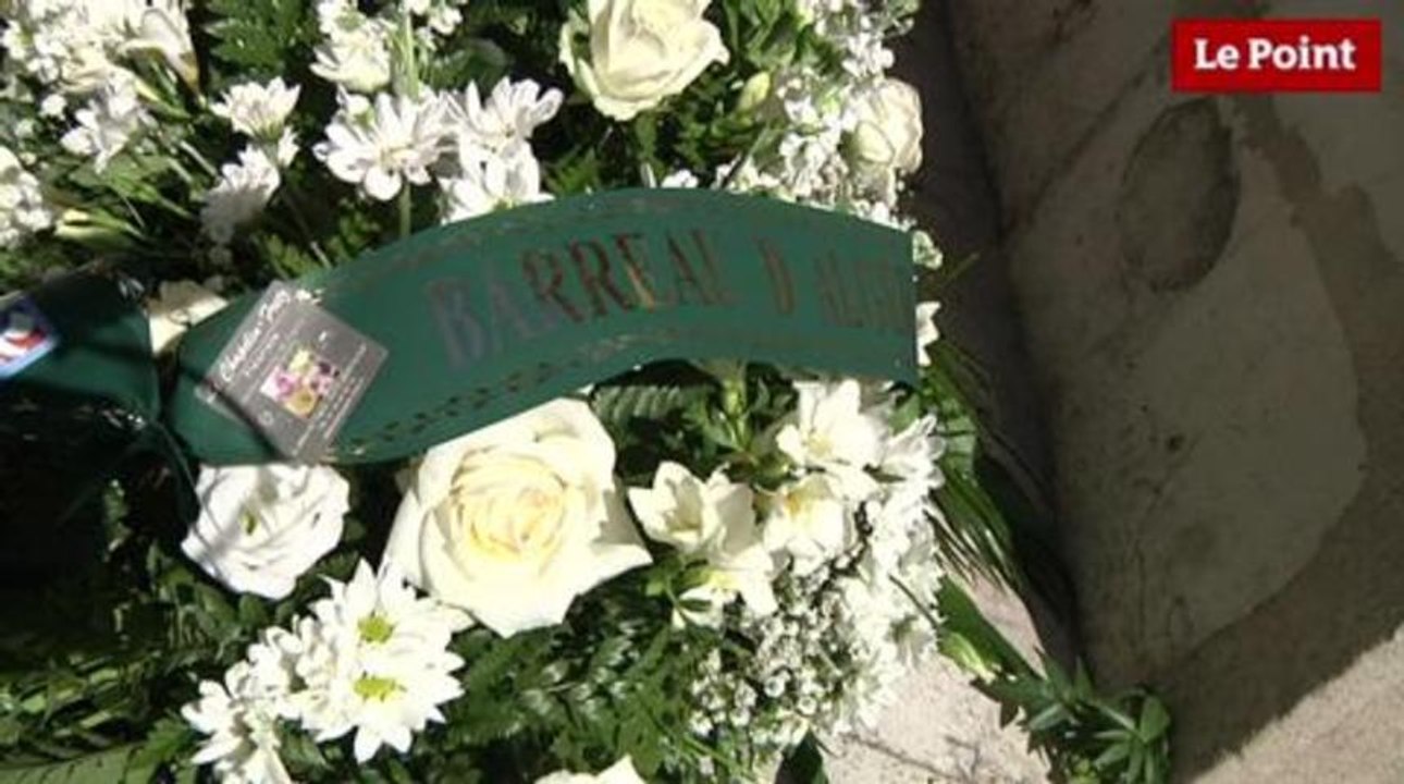 Roland Dumas et Dieudonné aux obsèques de Jacques Vergès