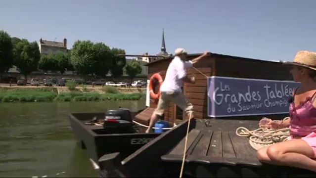 Vincent Pocquereau, parade sur la Loire à Saumur (49)