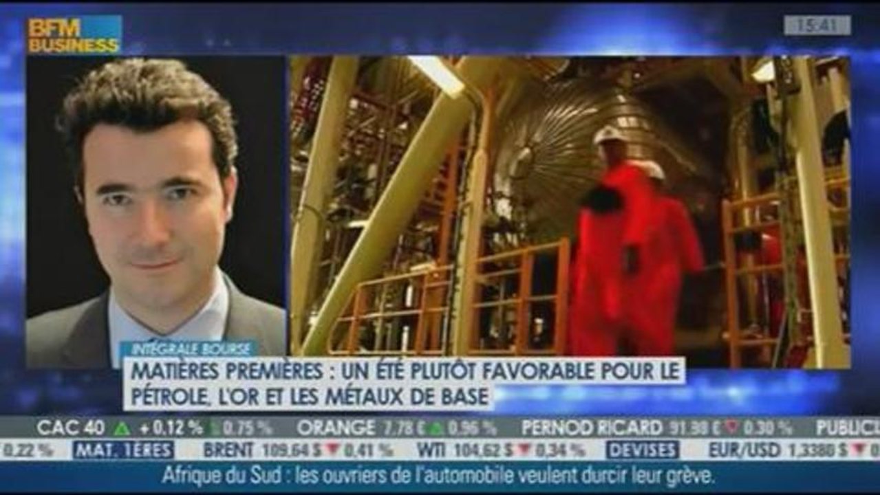 Focus sur les marchés des matières premières : Xavier Le Blan dans Intégrale Bourse - 21/08