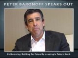 Peter Baronoff speaks out on mentoring and building our future by investing in today's youth