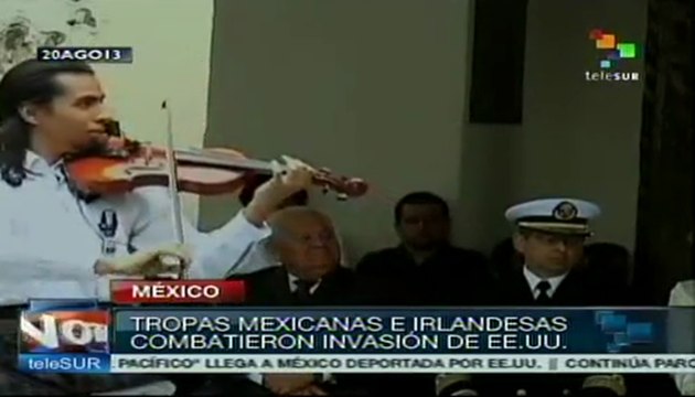 México: Conmemoran 166 Aniversario de Batalla de Churubusco