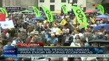 Rechazan TLC y falta de políticas agrarias y sociales en Colombia
