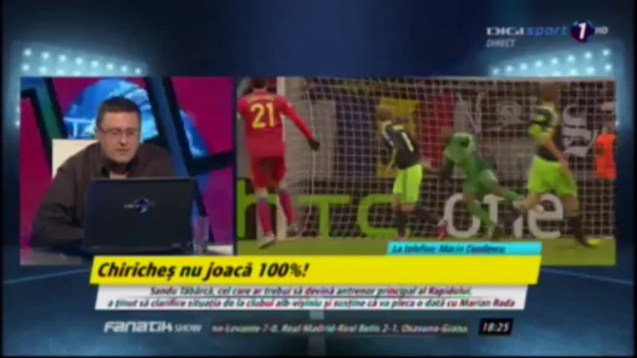 telefon Marin Condescu (despre Chiriches) FANATIK SHOW (21.08.2013)