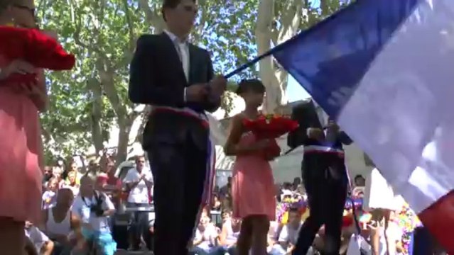 Bessan, Fête locale 2013-Cérémonie des bouquets