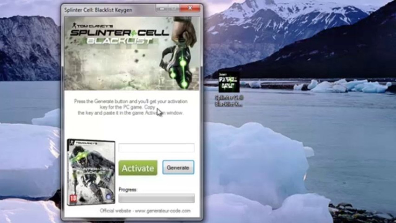 Splinter Cell Blacklist Patch by Razor1911  Key generator