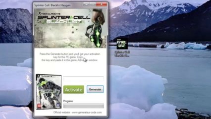 Splinter Cell Blacklist Patch by Razor1911  Key generator