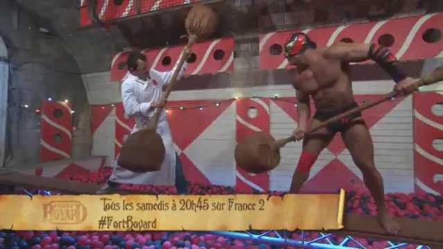 Fort Boyard 2013 : Willy Rovelli défie Mister Boo sur les Cotons-tiges !
