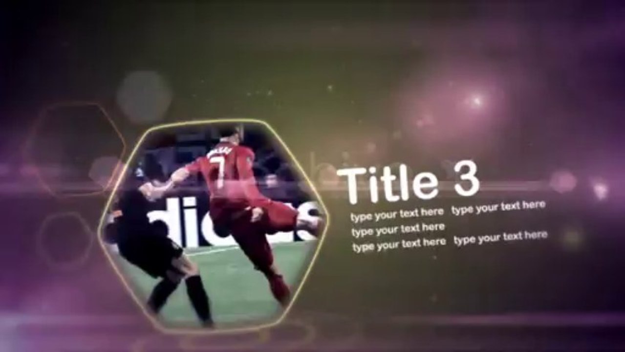 Soccer Slow Motion - After Effects Template