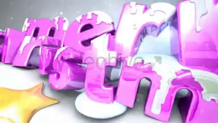 3D Christmas Wishes - After Effects Template