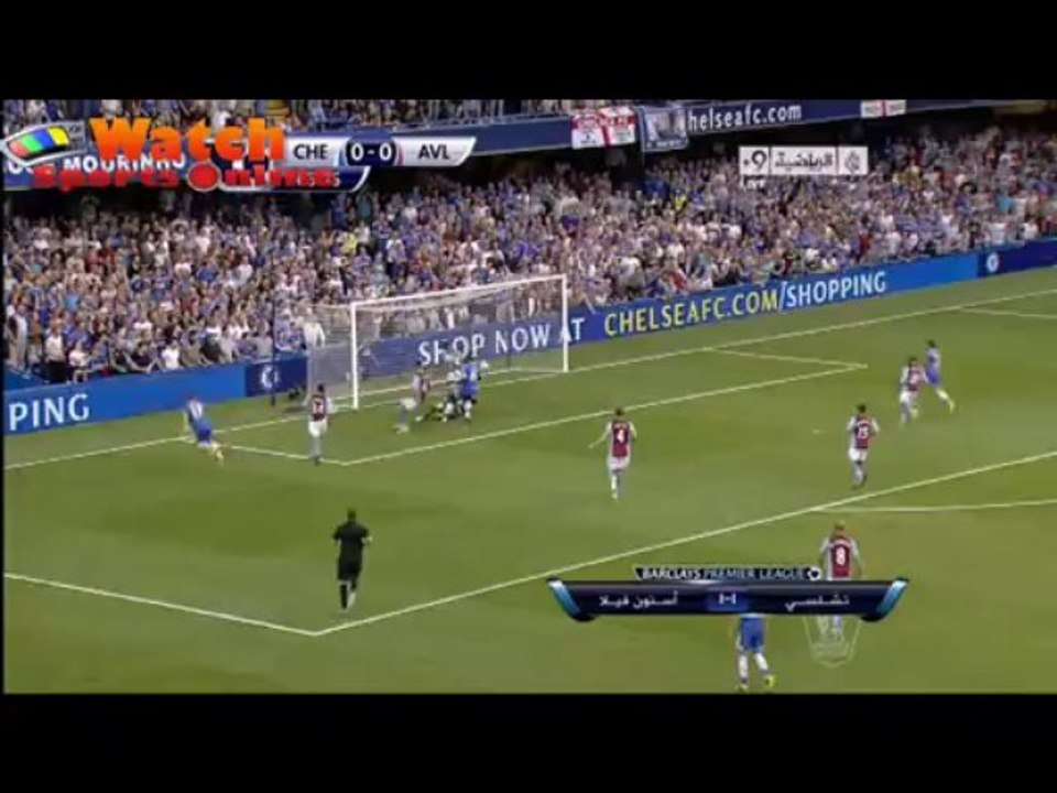 تشيلسي 1 - 1 استون فيلا الشوط الاول
