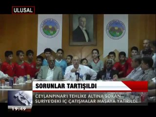 CEYLANPINAR'DA SORUNLAR TARTIŞILDI